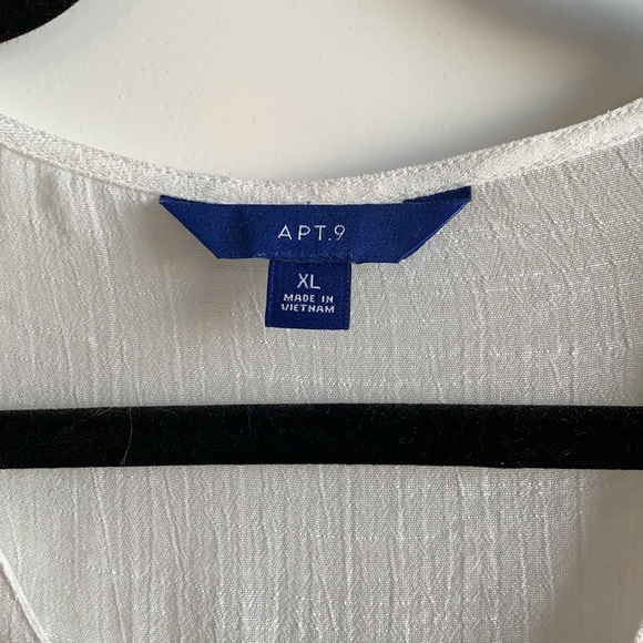 Button/Tie Front Top - Picture 2 of 5